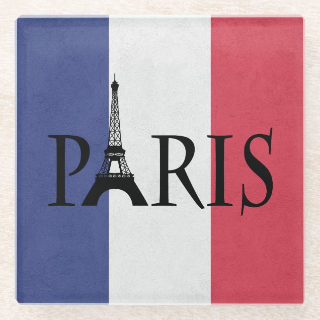 Posavasos De Vidrio París (Anverso)