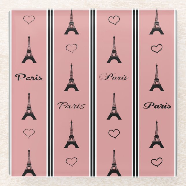 Posavasos De Vidrio París (Anverso)