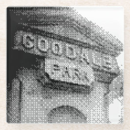 Posavasos De Vidrio parque de metro