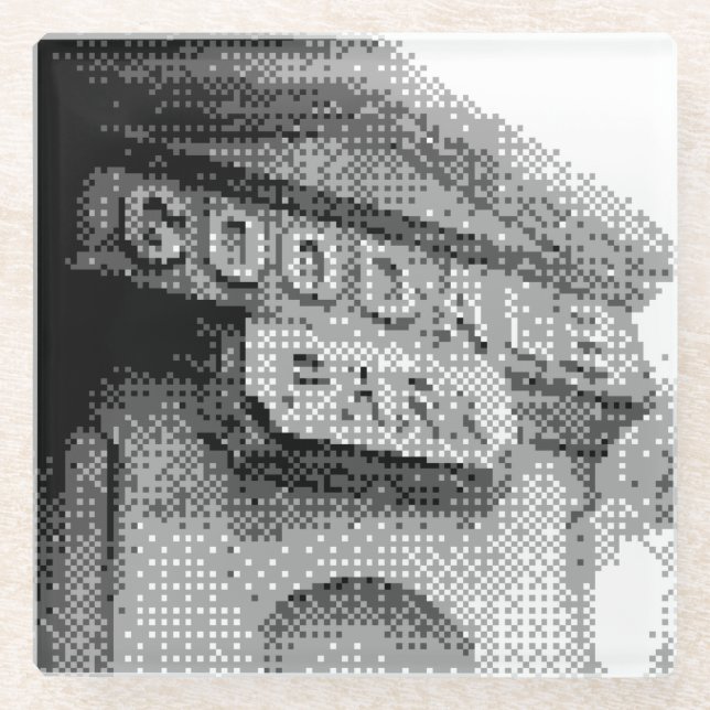 Posavasos De Vidrio parque de metro (Anverso)