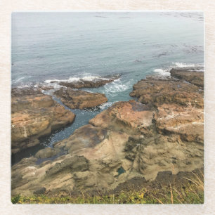 Posavasos De Vidrio Parque Estatal Cape Arago, Costa de Oregón