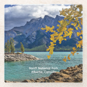 Posavasos De Vidrio Parque nacional Banff, Alberta, Canadá