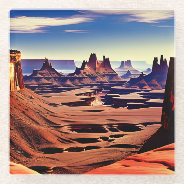 Posavasos De Vidrio Parque nacional Canyonlands (Anverso)