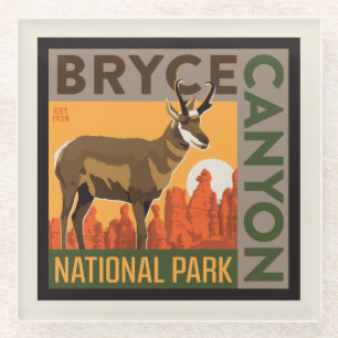 Posavasos De Vidrio Parque nacional del Cañón de Bryce   Utah