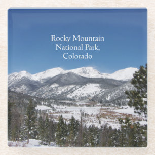 Posavasos De Vidrio Parque Nacional Rocky Mountain, Montaña de vidrio