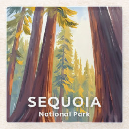 Posavasos De Vidrio Parque Nacional Sequoia | Viajes a California