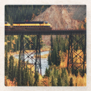 Posavasos De Vidrio Parque nacional y coto los E.E.U.U. Alaska de