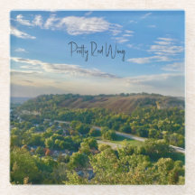 Pasamanos de vidrio de ala roja bonito