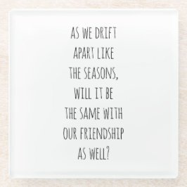 Posavasos De Vidrio Pasamanos De Vidrio Desvío