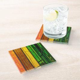 Posavasos De Vidrio Pasamanos De Vidrio Manchado
