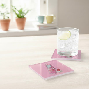 Posavasos De Vidrio Pasamanos de vidrio para teléfonos celulares