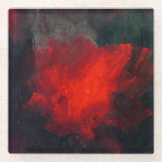 Posavasos De Vidrio Pascua de incendios de medianoche