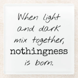 Posavasos De Vidrio Pascua De Vidrio Claro Y Oscuro