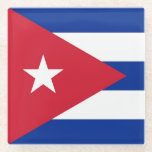 Posavasos De Vidrio Pascua de vidrio con bandera de Cuba<br><div class="desc">Mejora tu colección de bebidas con nuestra exclusiva montaña rusa de vidrio con la bandera de Cuba! Esta montaña es más que un elemento funcional, elaborada con meticulosa atención a los detalles, es una celebración de la rica herencia y la vibrante cultura de Cuba. El elegante diseño exhibe de manera...</div>