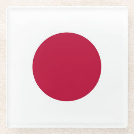 Posavasos De Vidrio Pascua de vidrio con bandera de Japón
