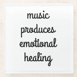 Posavasos De Vidrio Pascua de vidrio curativo emocional