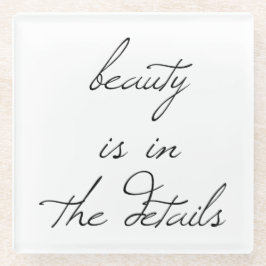 Posavasos De Vidrio Pascua de vidrio de belleza