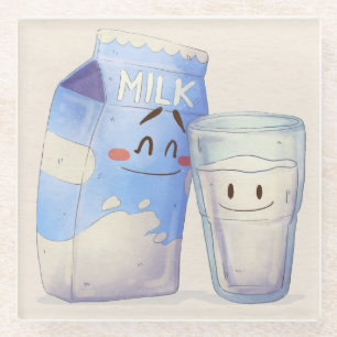 Posavasos De Vidrio Pascua de vidrio de comida de Kawaii