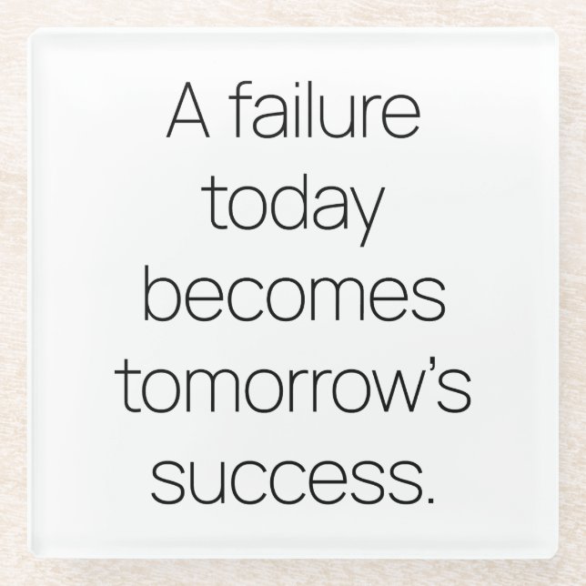 Posavasos De Vidrio Pascua de vidrio de éxito de mañana (Anverso)