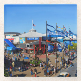 Posavasos De Vidrio Pascua de vidrio de San Francisco Pier 39 #12