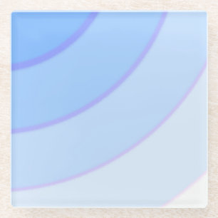 Posavasos De Vidrio Pascua De Vidrio De Swirls Azules