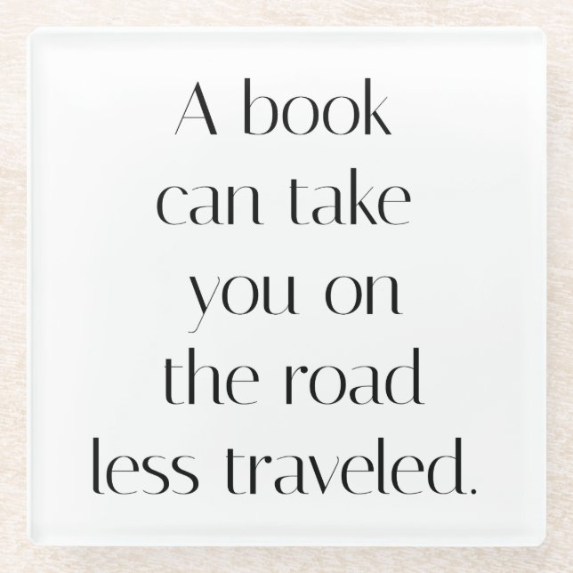 Posavasos De Vidrio Pascua de vidrio menos viajada (Anverso)