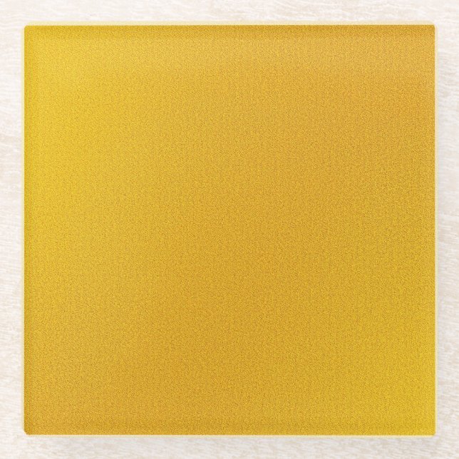 Posavasos De Vidrio Pascua de vidrio Purpurina de lujo Glam Gold (Anverso)