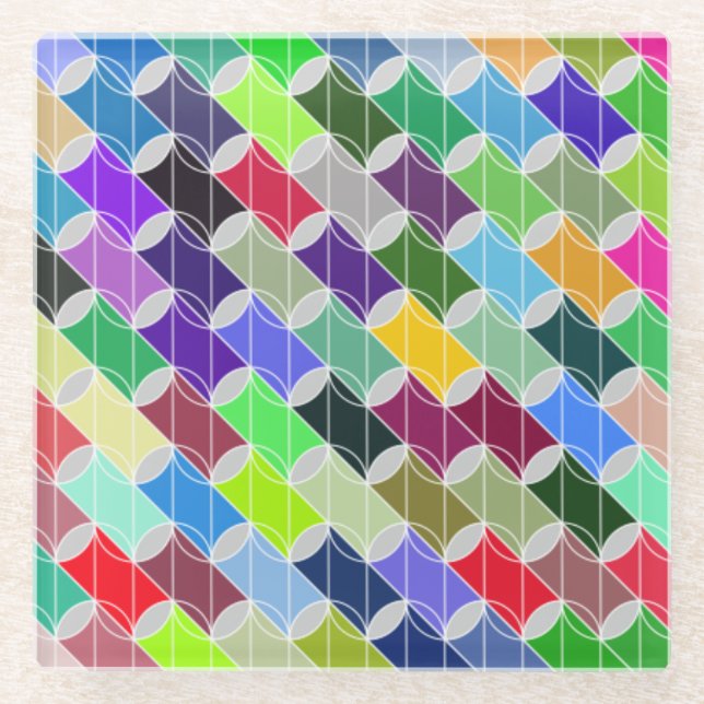 Posavasos De Vidrio Pascua de vidrio Tubes (Anverso)