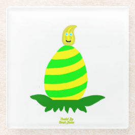 Posavasos De Vidrio Pascua Desearía La Pascua De Vidrio