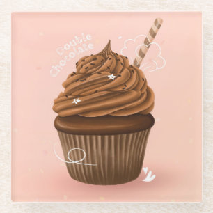 Posavasos De Vidrio Pastel de chocolate