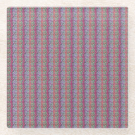 Posavasos De Vidrio Pastel Resumen Arte