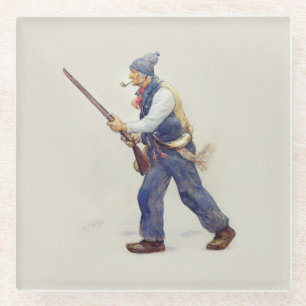 Posavasos De Vidrio Patriote Québec Rébellion 1837-1838 Henri Julien