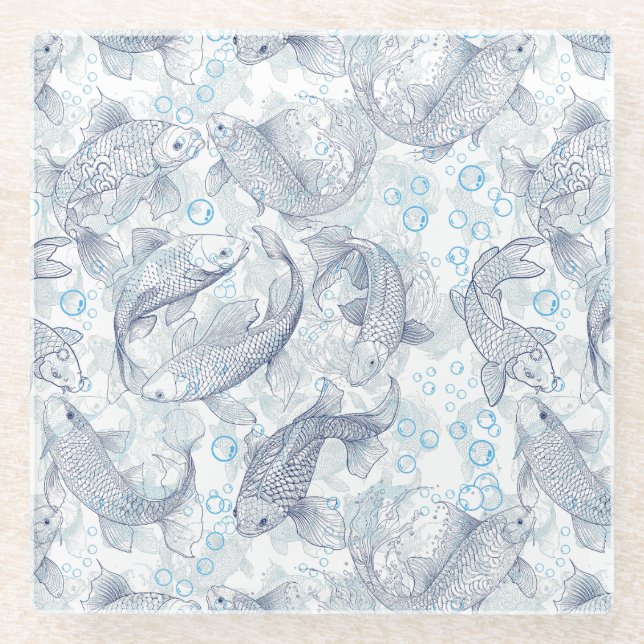 Posavasos De Vidrio Patrón 02.azul oscuro.b Sin BG (Anverso)