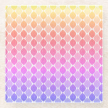 Patrón de caídas de arco iris Boho