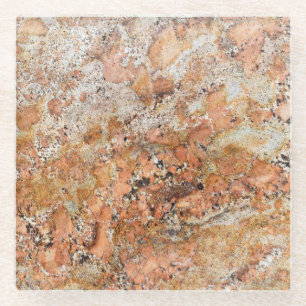 Posavasos De Vidrio Patrón de piedra natural