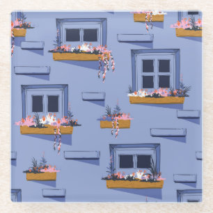 Posavasos De Vidrio Patrón de verano de Guay Wall Windows