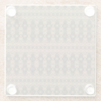Posavasos De Vidrio Patrón geométrico de Habesha Tibeb