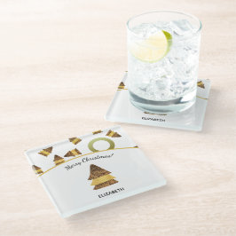 Posavasos De Vidrio Patrón Wild Noel