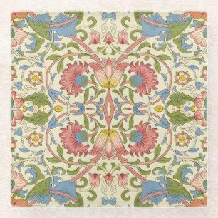 Posavasos De Vidrio Patrones florales de William Morris Loddon Blossom
