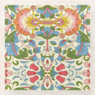 Posavasos De Vidrio Patrones florales William Morris Loddon Blossom
