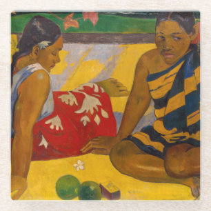 Posavasos De Vidrio Paul Gauguin - Mujeres Tahitianas / Parau Api