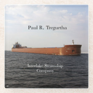 posavasos de vidrio Paul R. Tregurtha