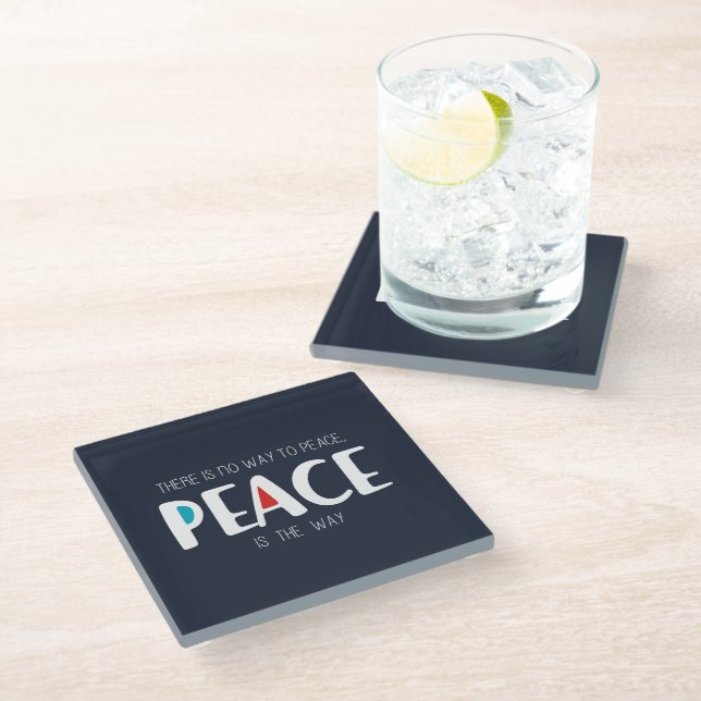 Posavasos De Vidrio Paz 2 (Angular)