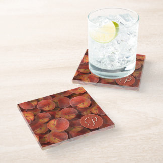 Posavasos De Vidrio Peaches Glass Coaster