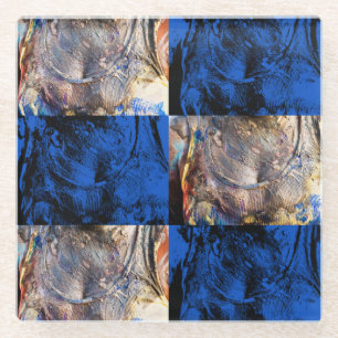 Posavasos De Vidrio pecho de carnaval