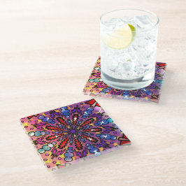 Posavasos De Vidrio Perforado