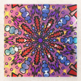 Posavasos De Vidrio Perforado