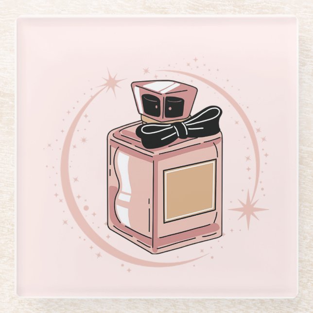 Posavasos De Vidrio Perfume (Anverso)
