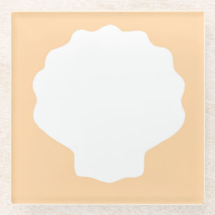 Posavasos De Vidrio Perla Melocotón