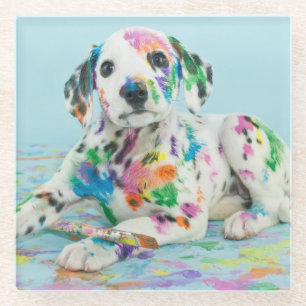Posavasos De Vidrio Perrito dálmata
